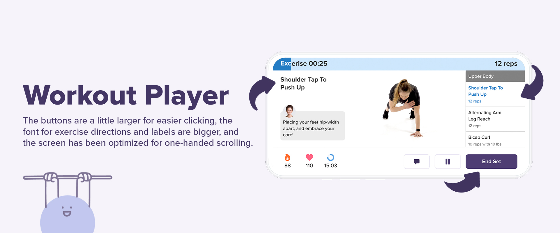 copilot habit app workout player screen