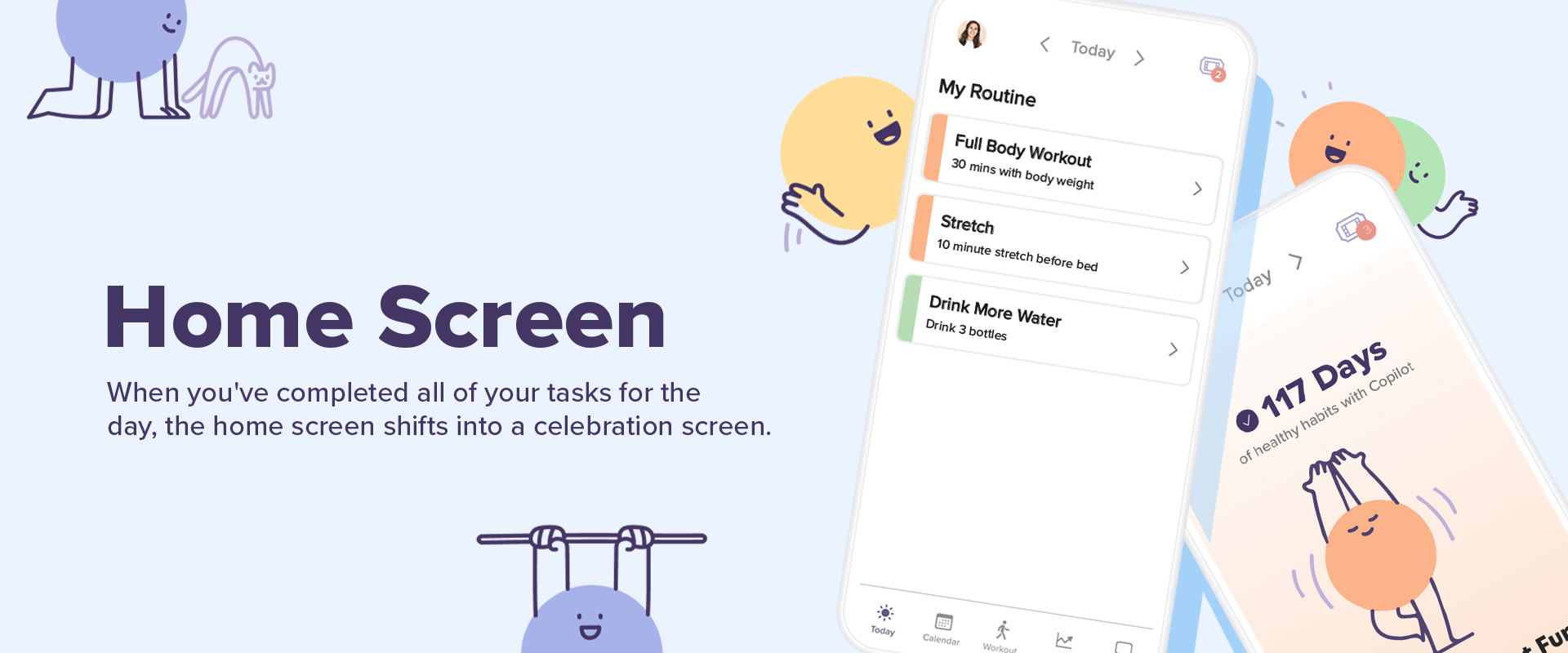 copilot habit app home screen