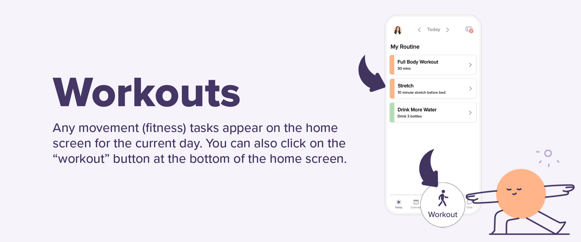 copilot habit app workout location