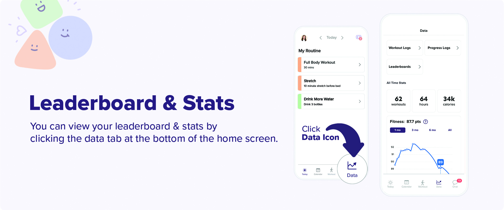copilot habit app leaderboard data screen