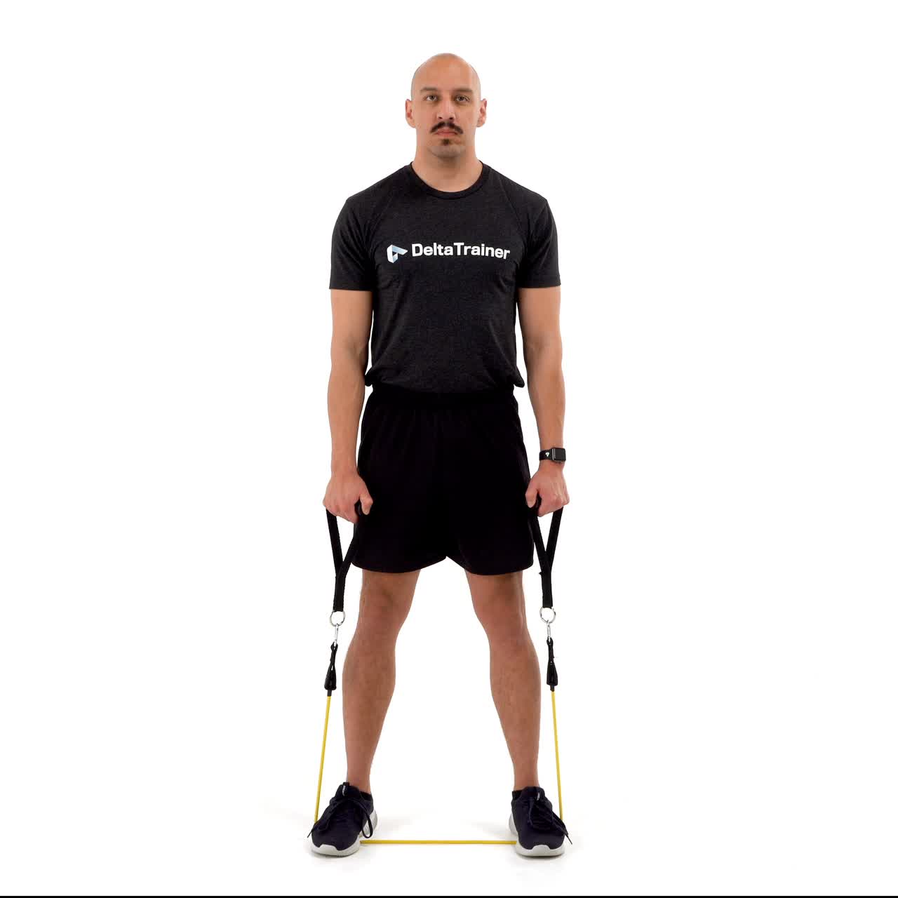 Alternating Band Lateral Raise with trainwell