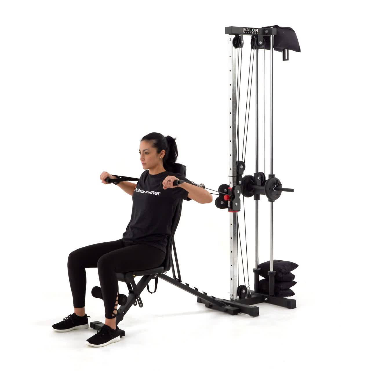 Alternating Cable Bench Press with trainwell