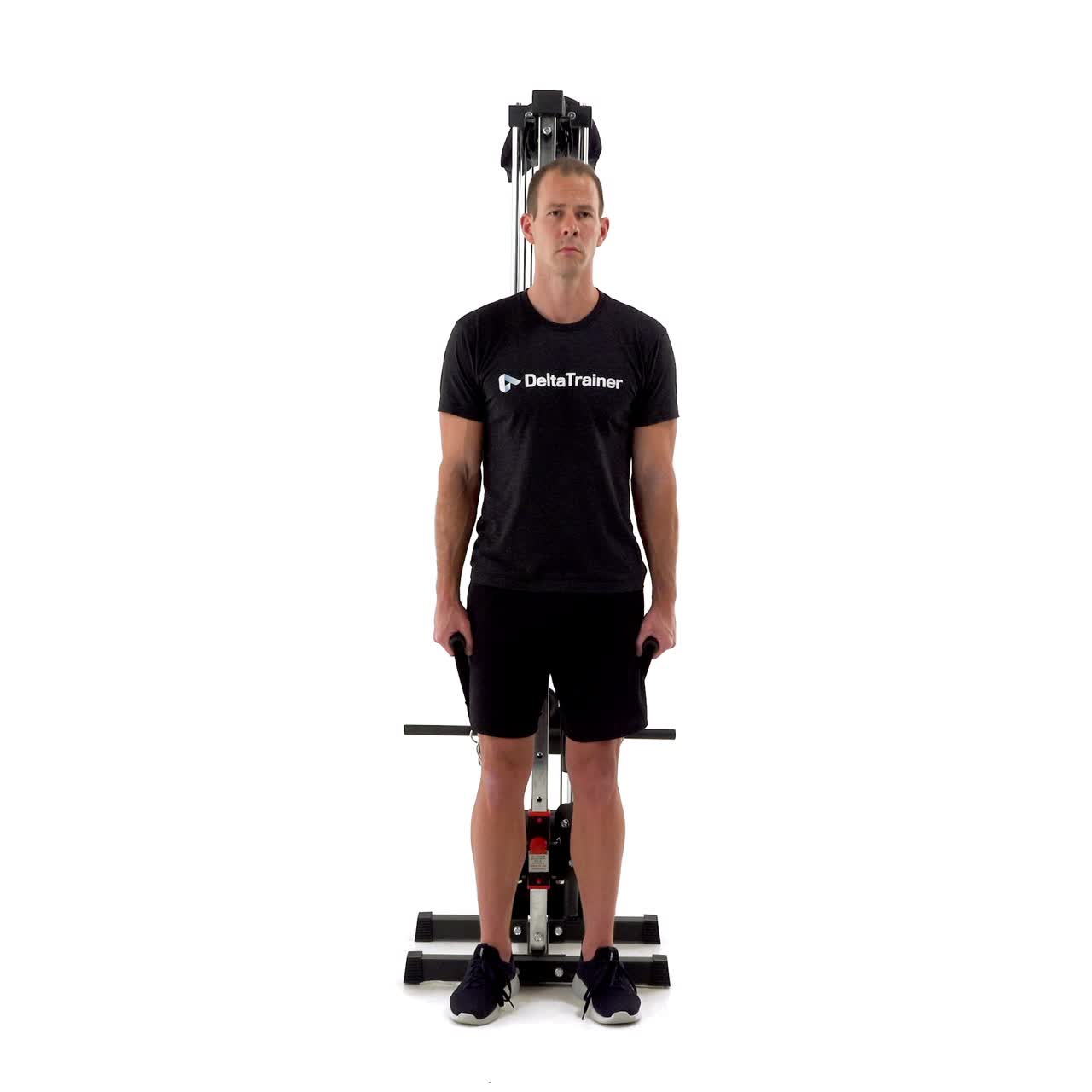 Alternating Cable Lateral Raise with trainwell