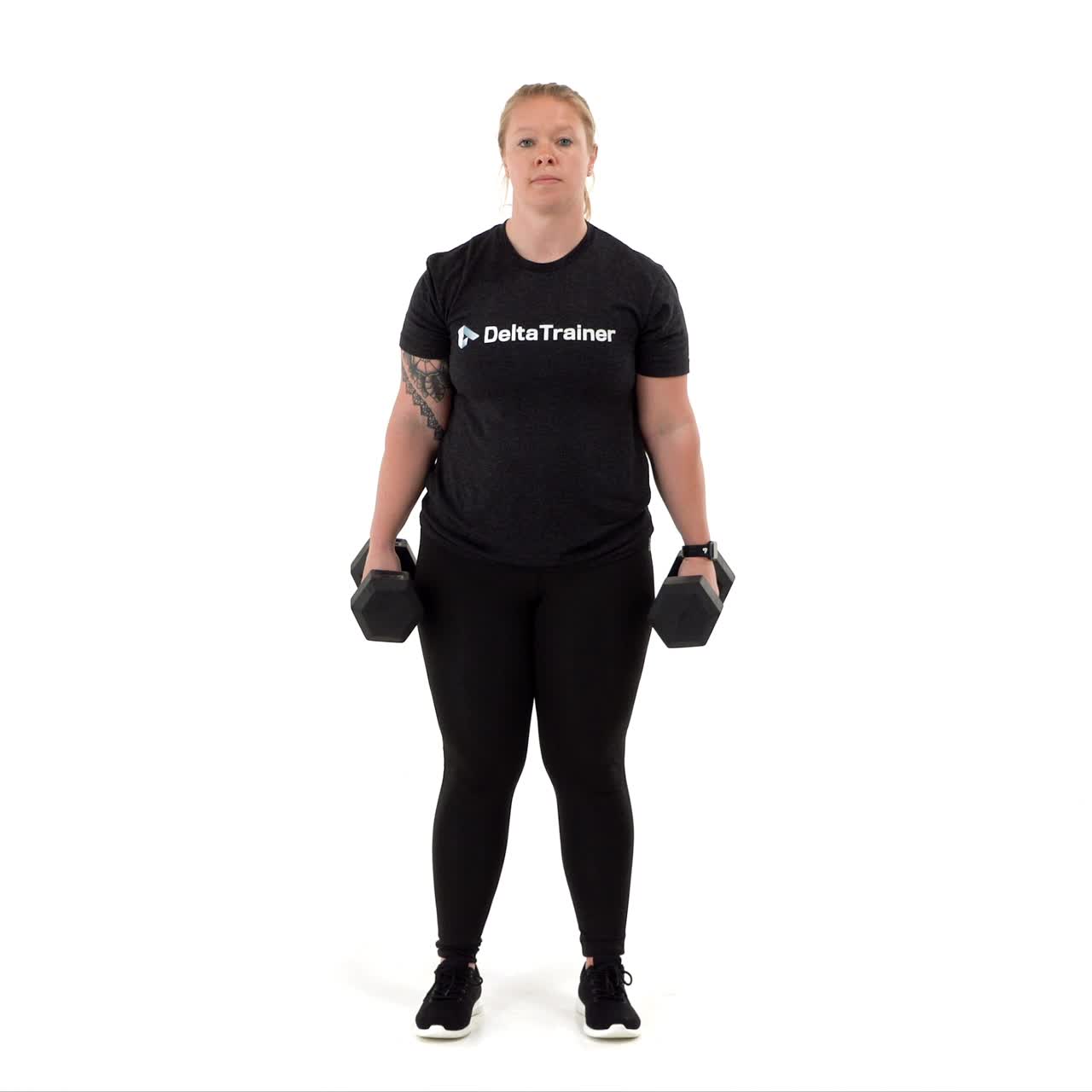 Alternating Dumbbell Curl with trainwell