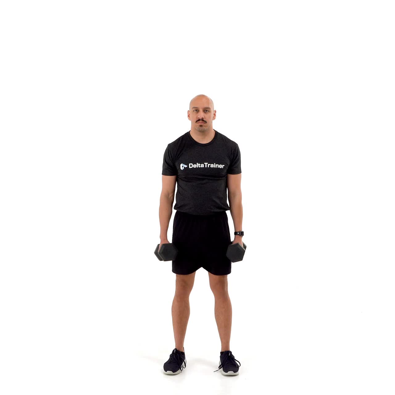 Alternating Dumbbell Hammer Curl To Press with trainwell