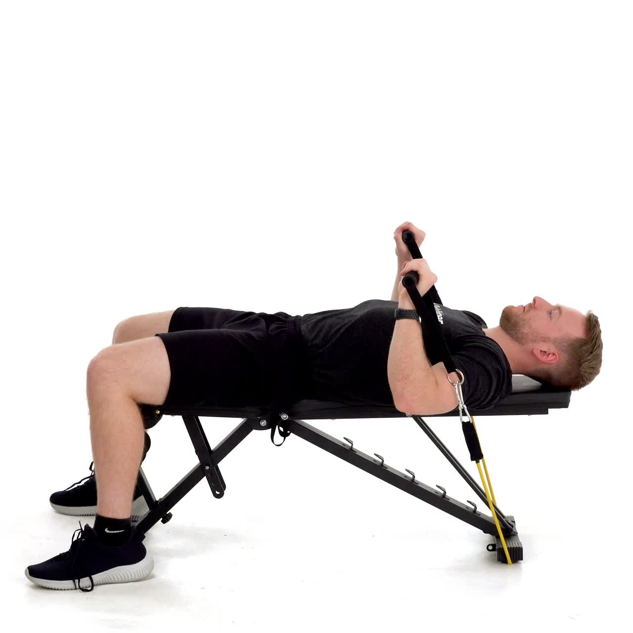 Band Bench Press with trainwell