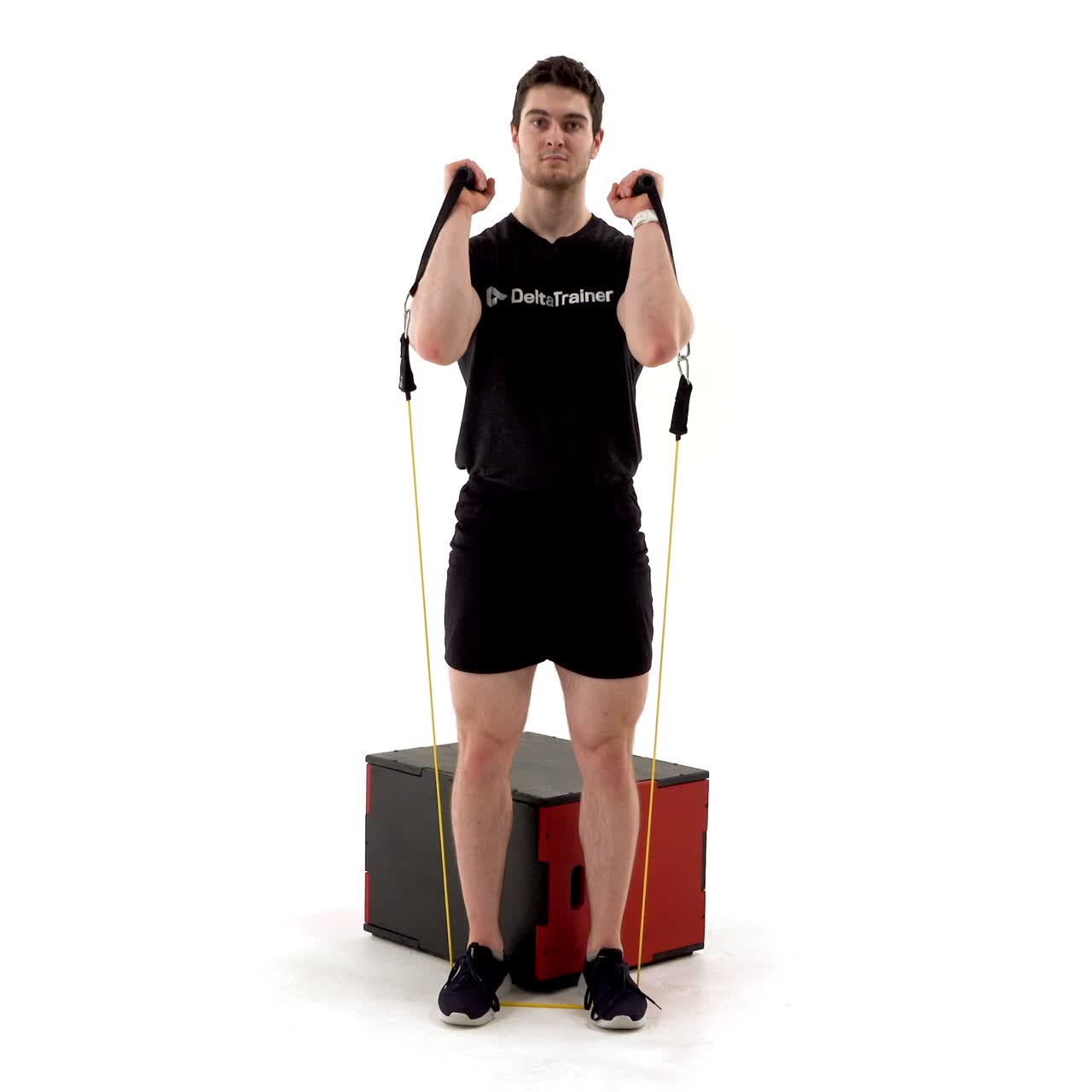 Band Box Squat with trainwell
