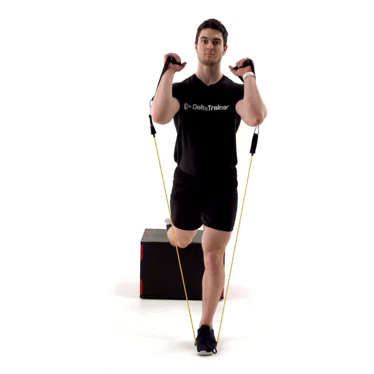 Band Bulgarian Split Squat with trainwell