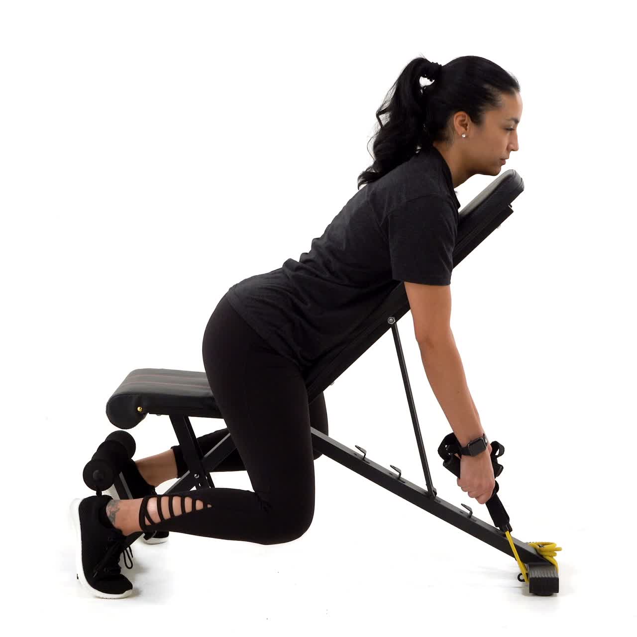 Band Chest Supported Row with trainwell