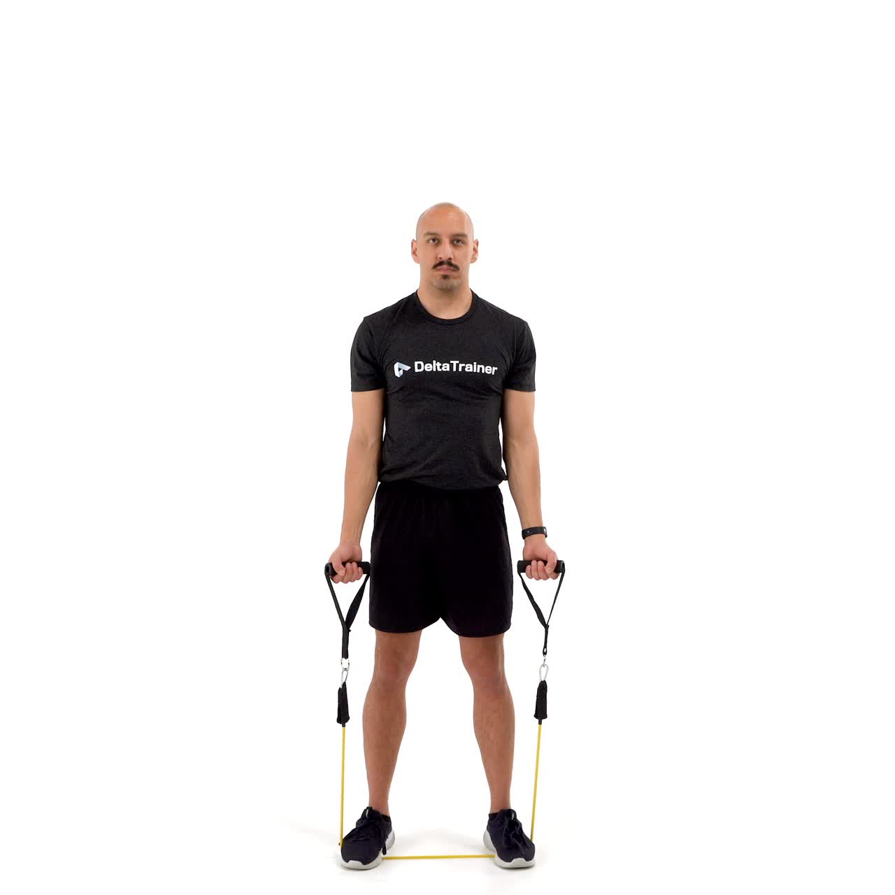 Band Curl To Press with trainwell