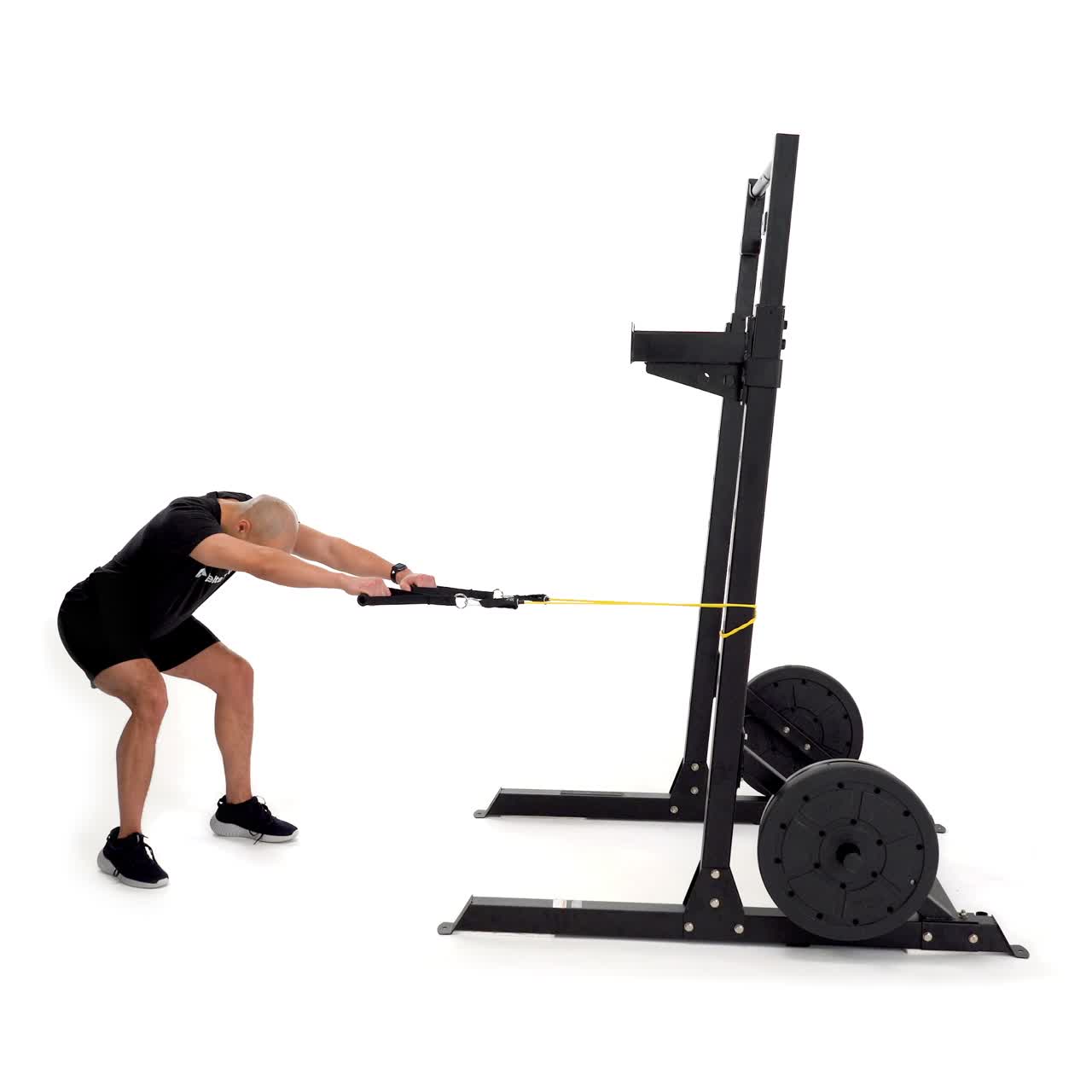 Band Horizontal To Vertical Row with trainwell
