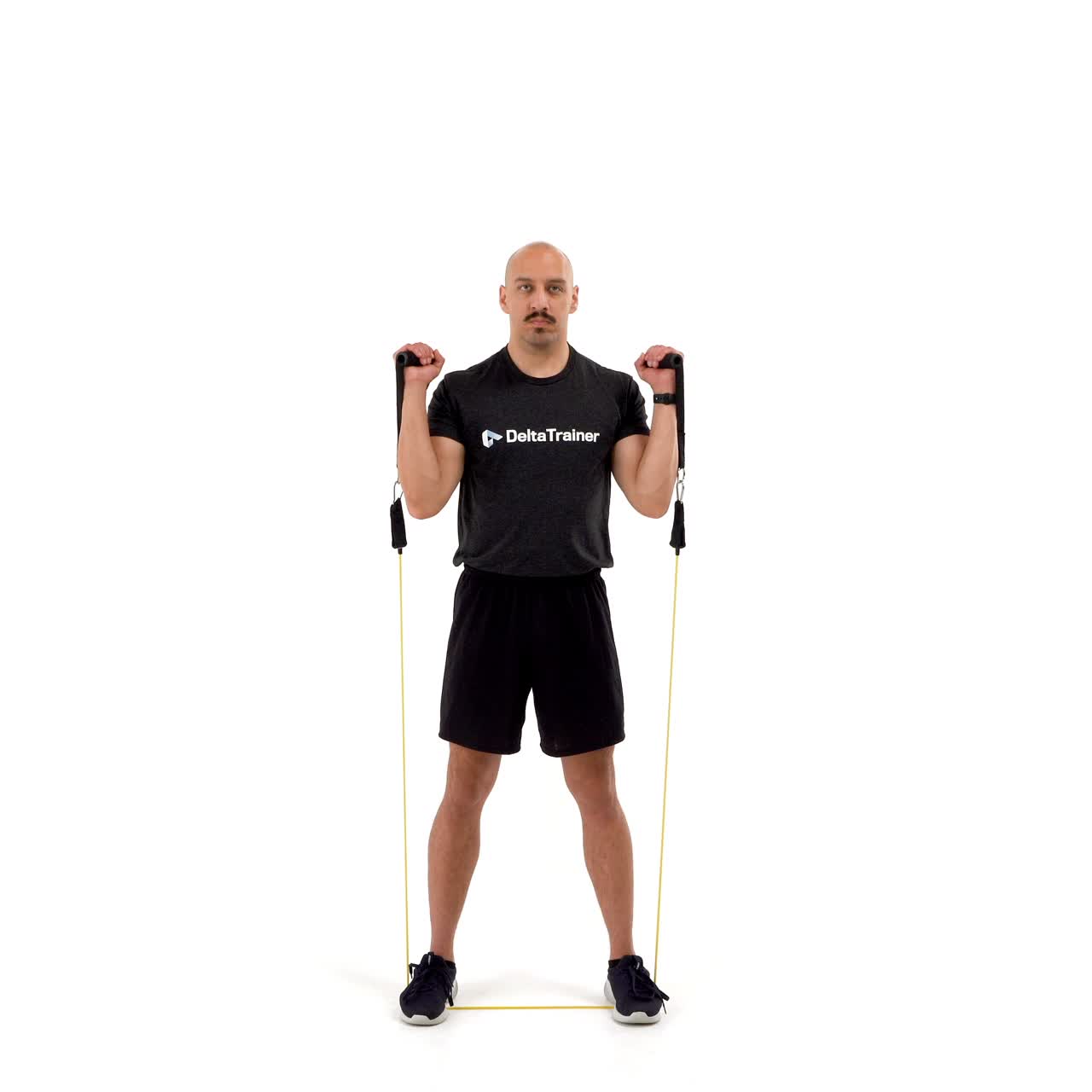 Band Overhead Press with trainwell