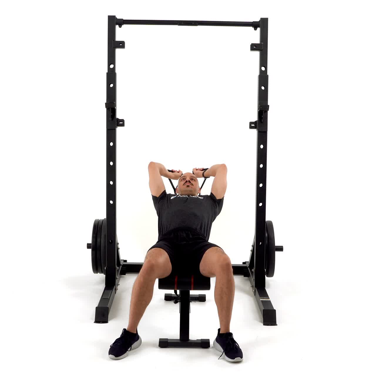 Band Overhead Row with trainwell