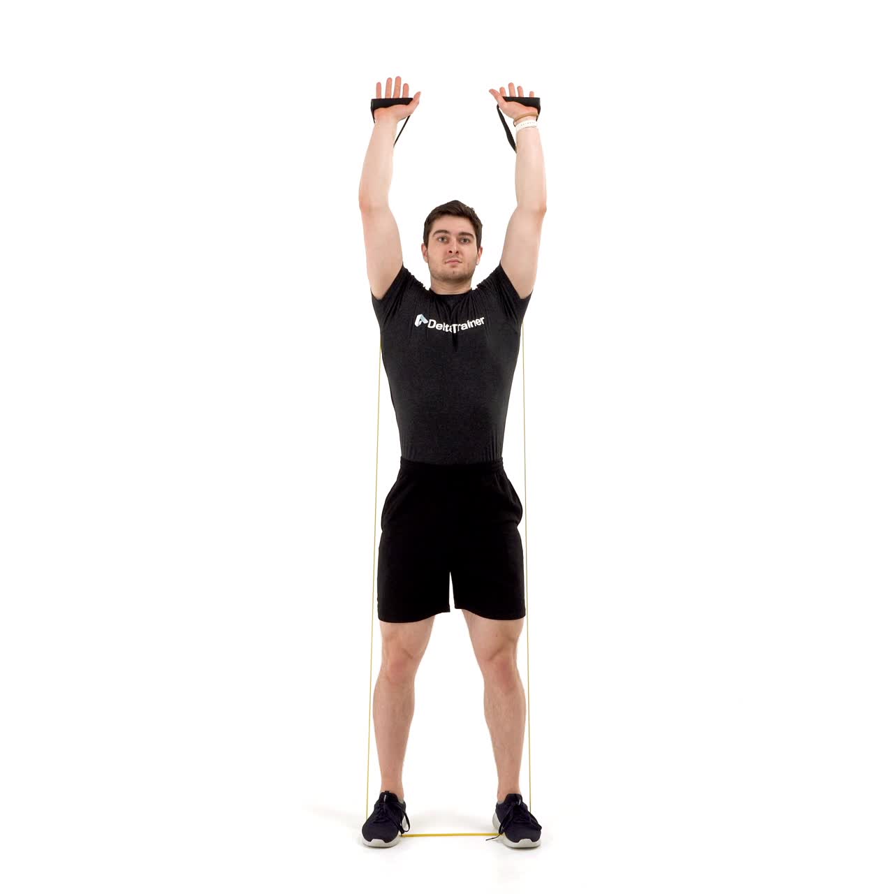 Band Overhead Squat with trainwell