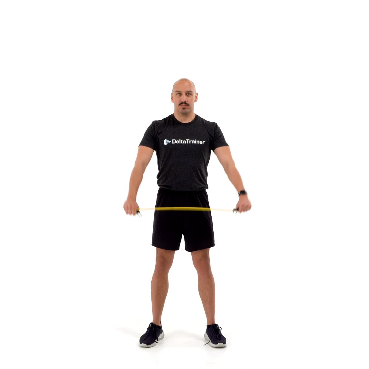 Band Overhead Stretch with trainwell