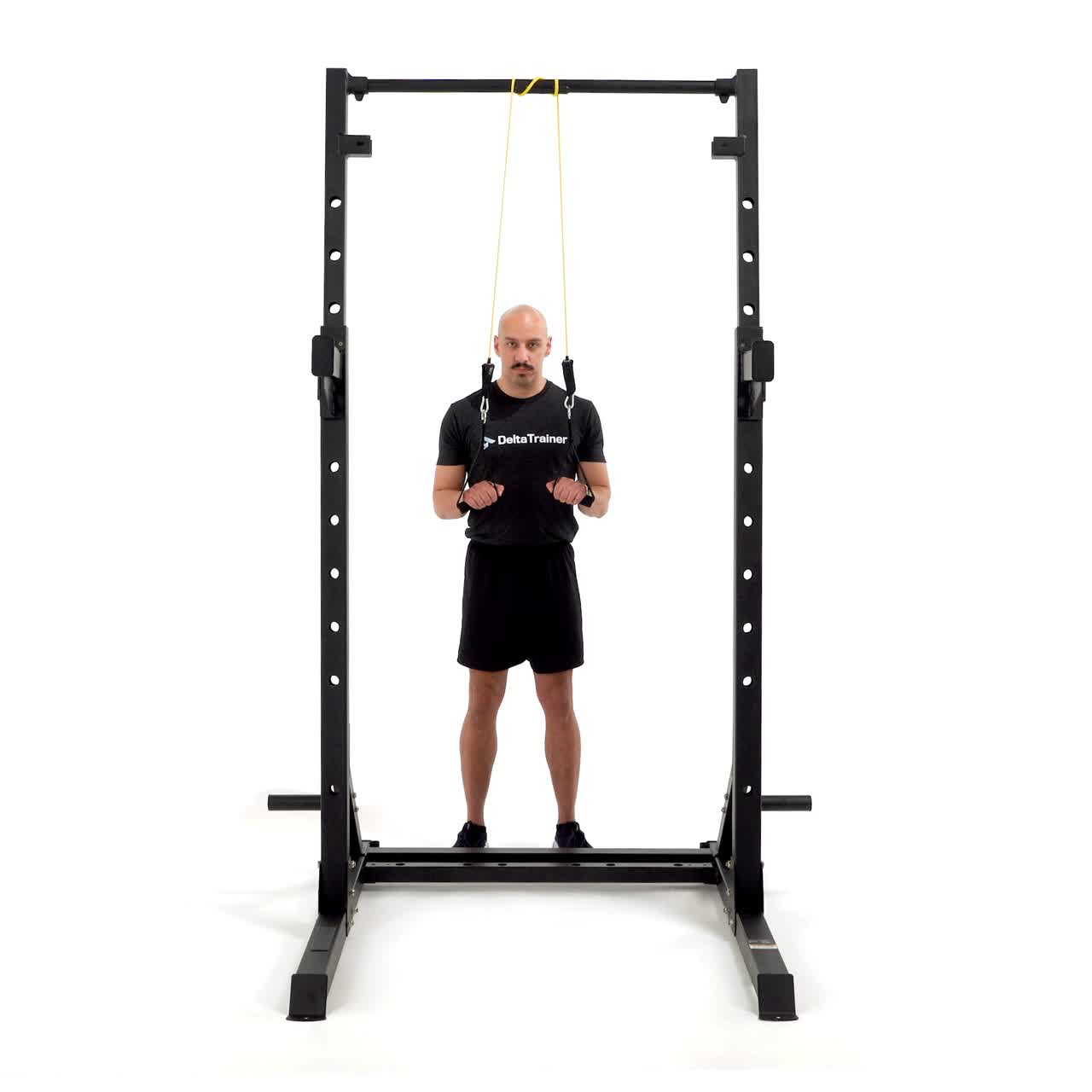 Band Tricep Pushdown with trainwell