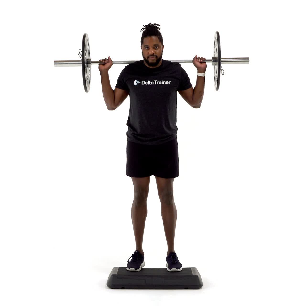 Barbell Calf Raise with trainwell