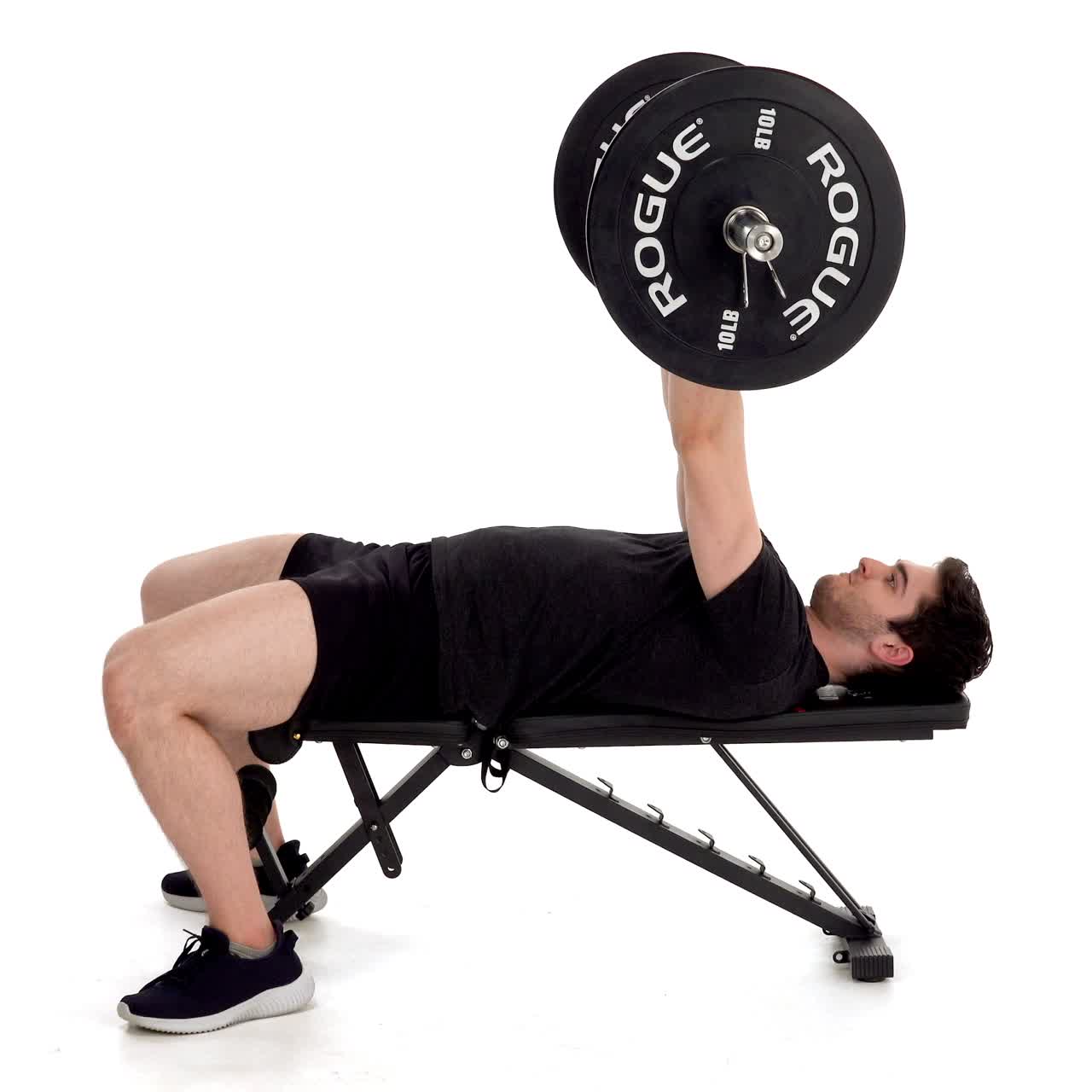 Barbell Close Grip Bench Press with trainwell