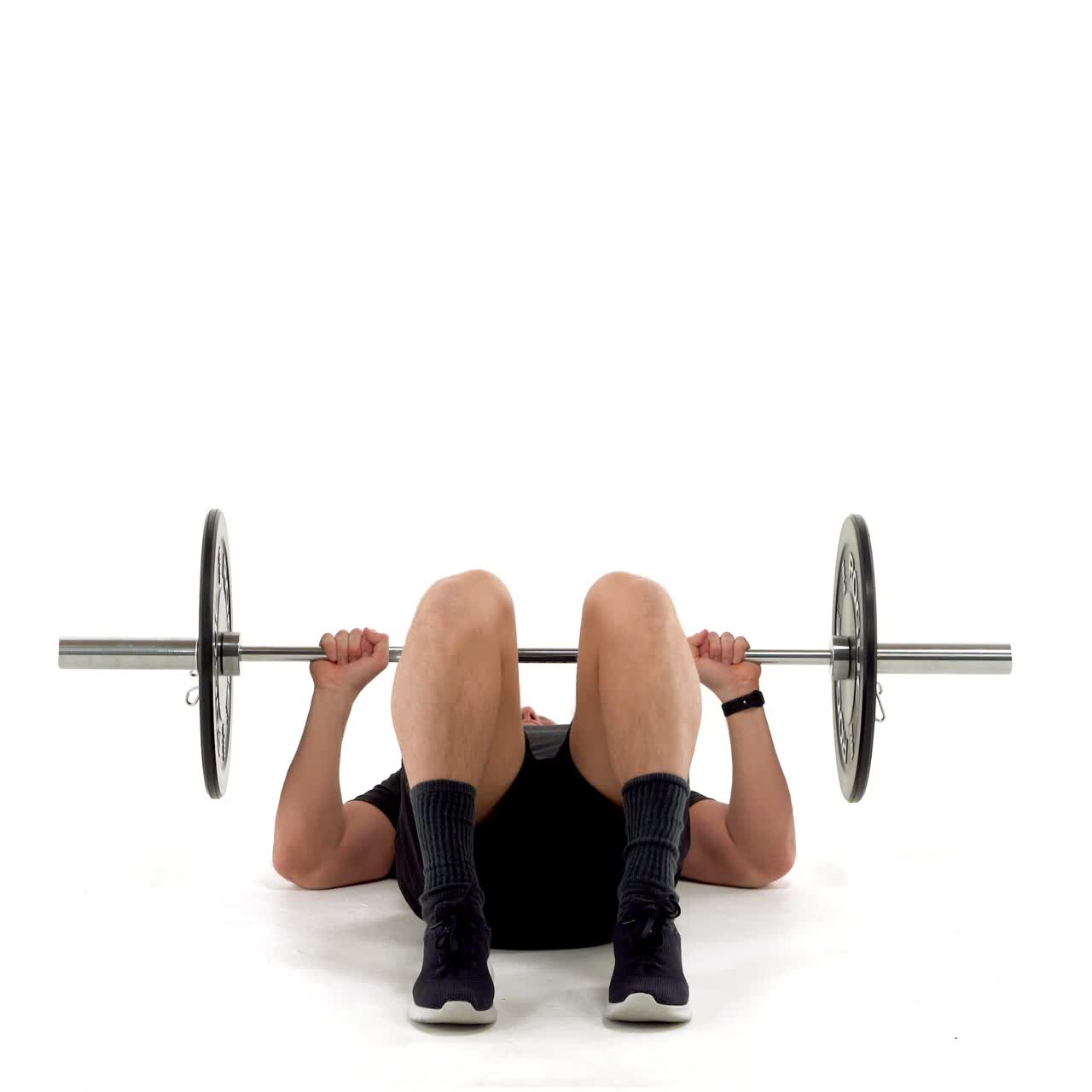 Barbell Floor Press with trainwell