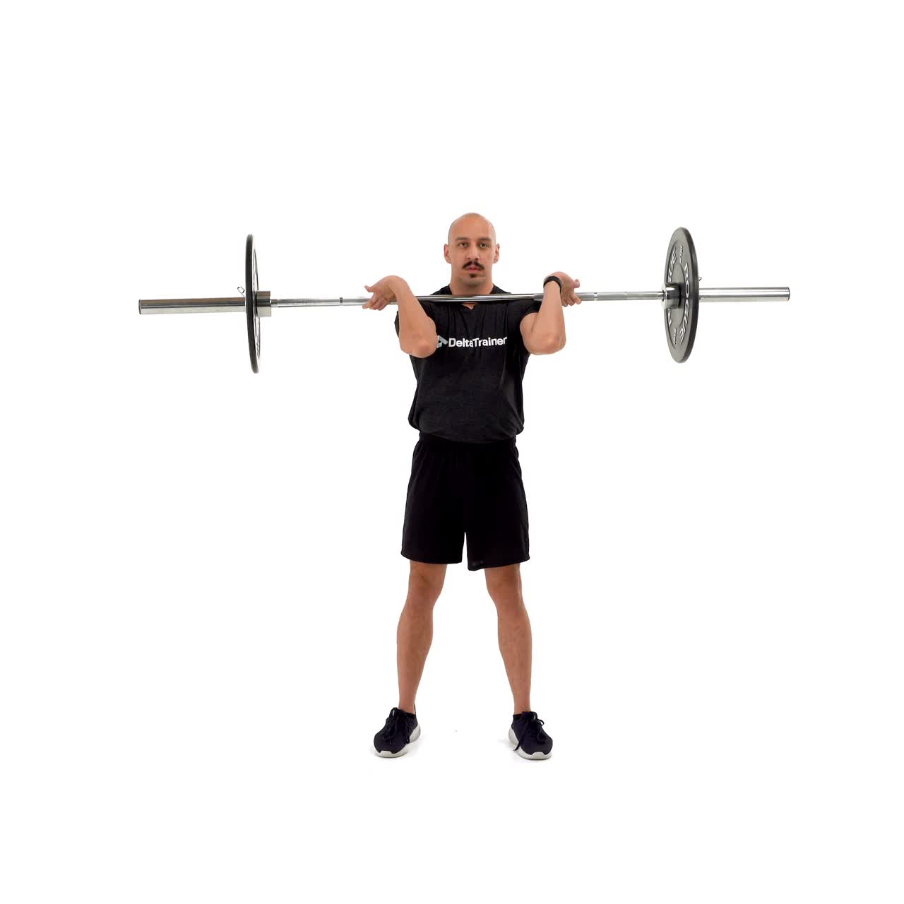 Barbell Front Rack Lunge with trainwell