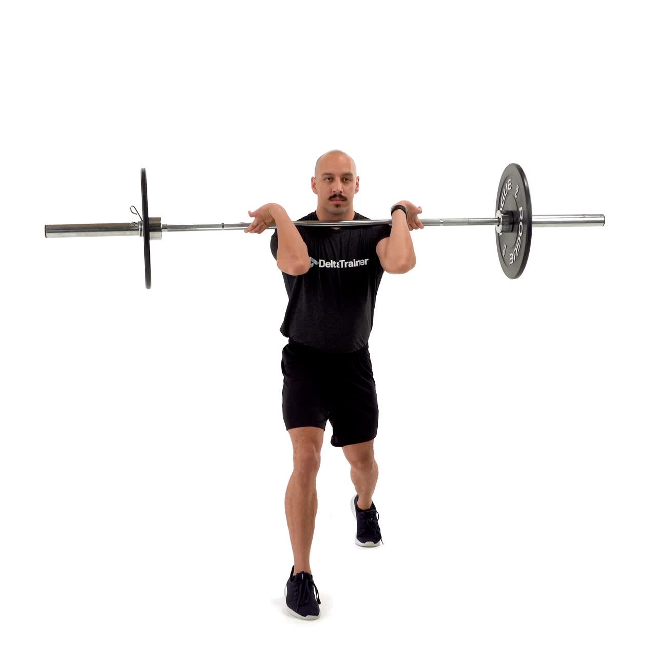 Barbell Front Rack Split Squat with trainwell
