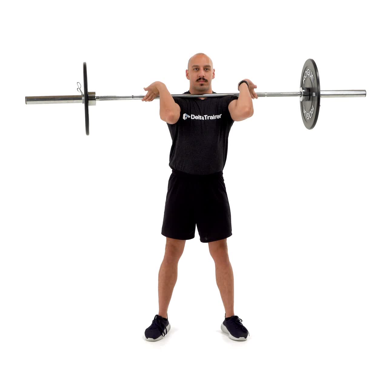 Barbell Front Squat with trainwell
