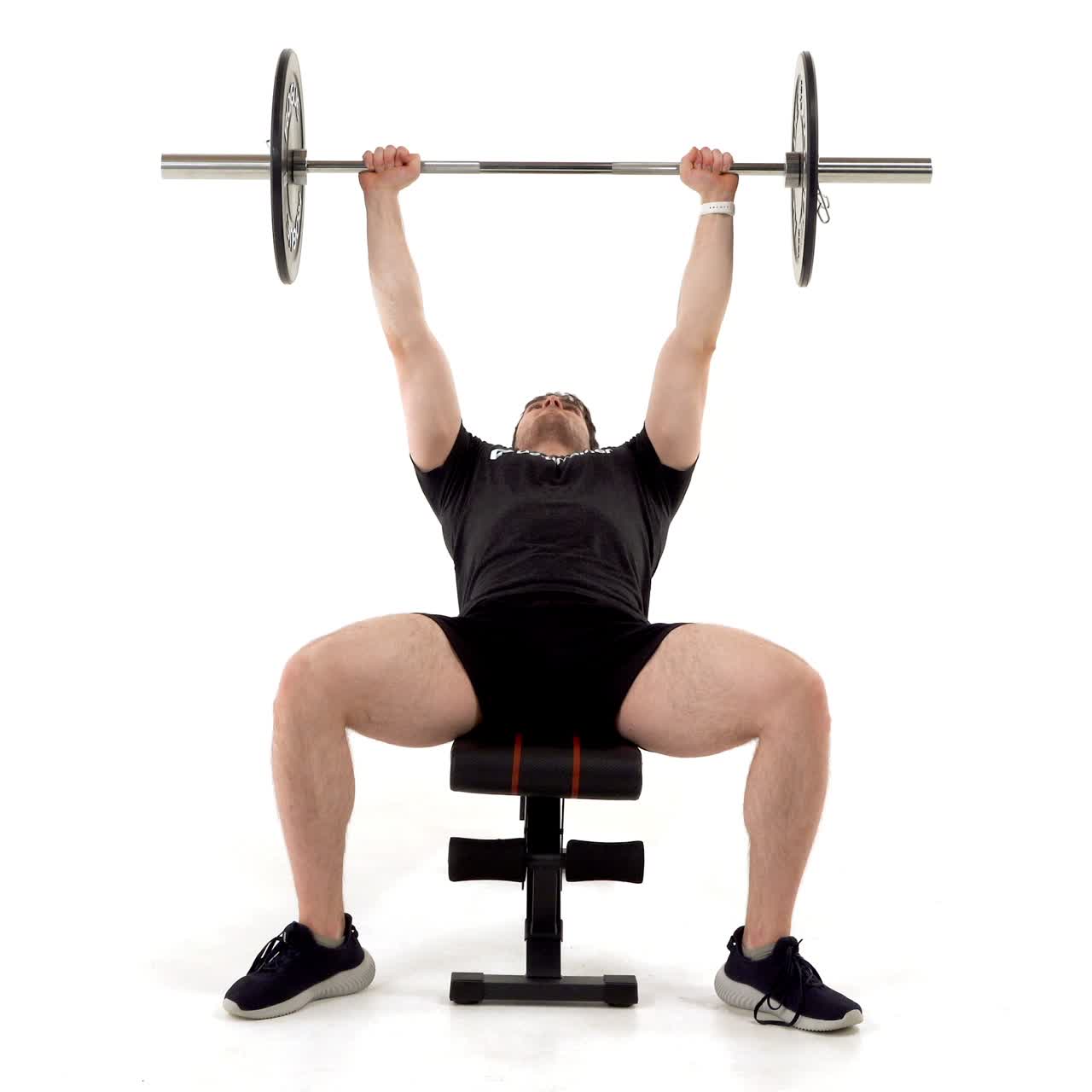 Barbell Incline Bench Press with trainwell