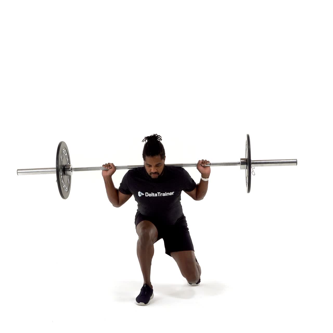 Barbell Jump Lunge with trainwell