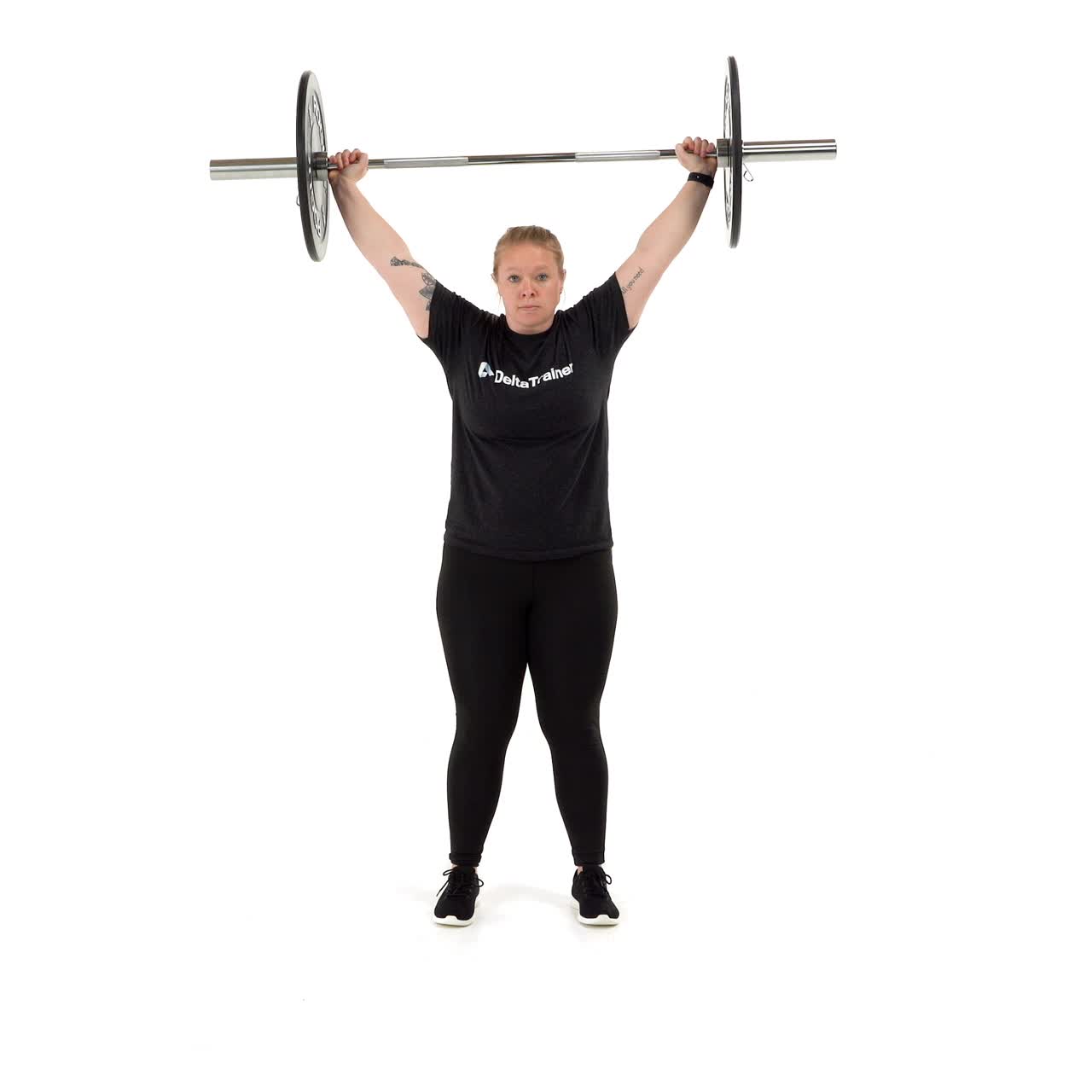 Barbell Overhead Lunge with trainwell