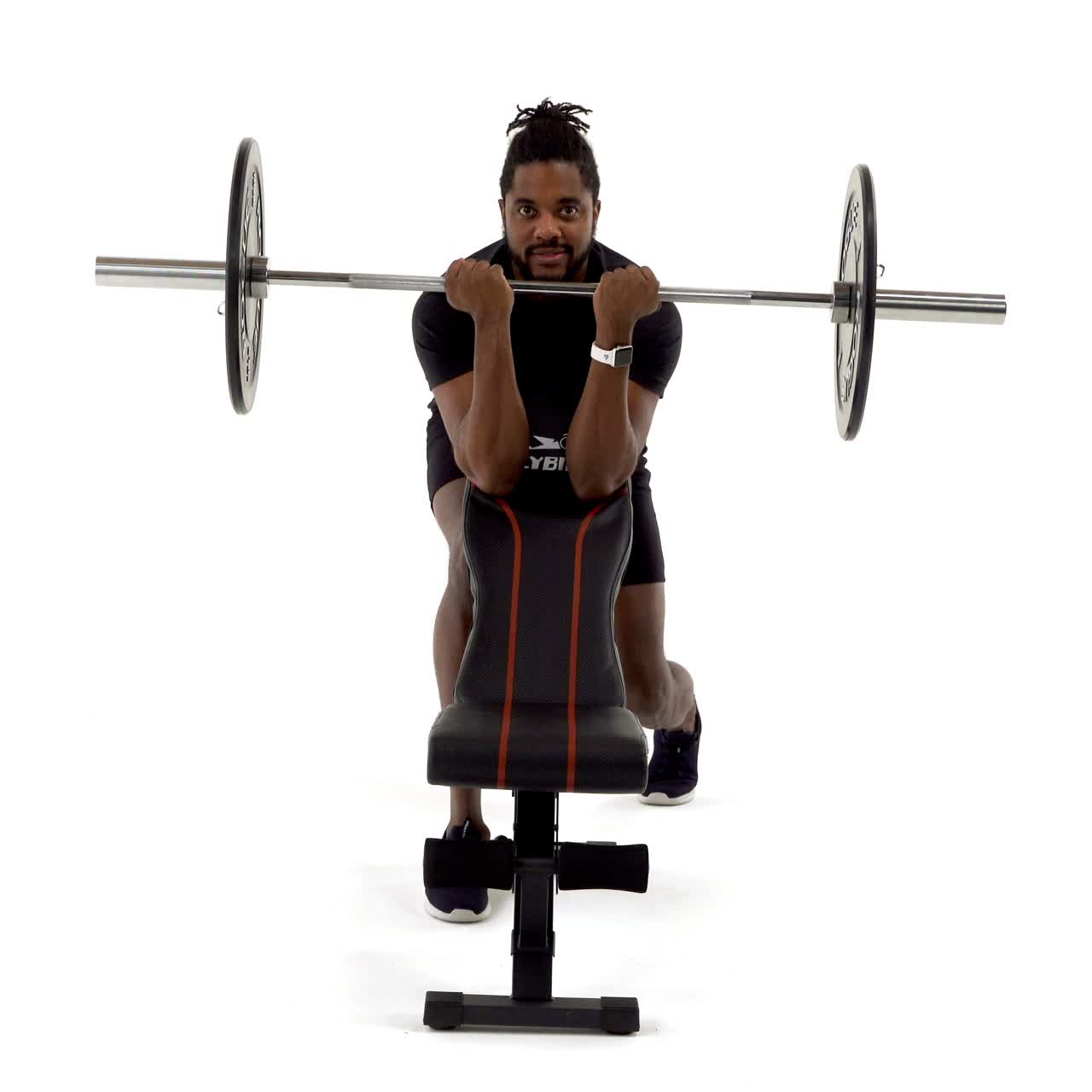 Barbell Preacher Curl with trainwell