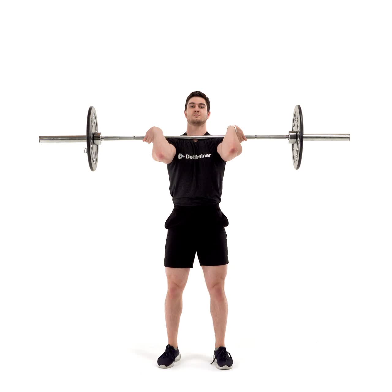 Barbell Thruster with trainwell