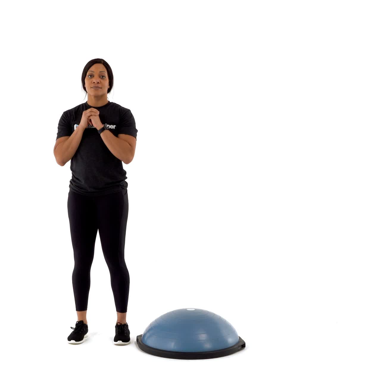 Bosu Step Over with trainwell