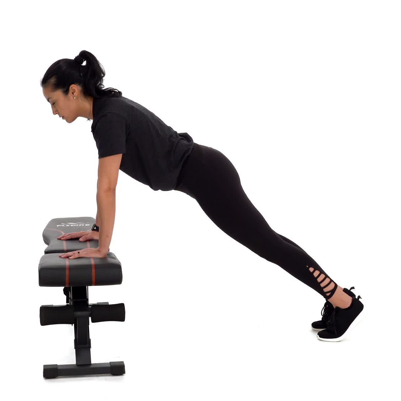 Chair Plank Jack with trainwell