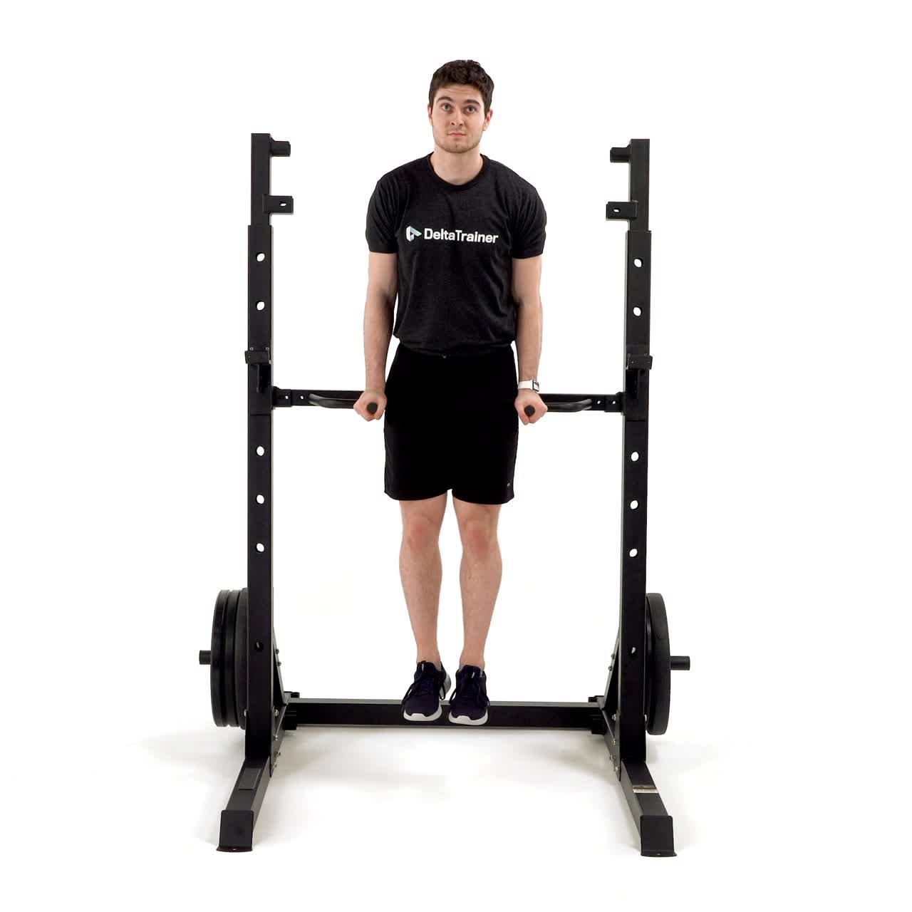 Dip Position Knee Tuck with trainwell