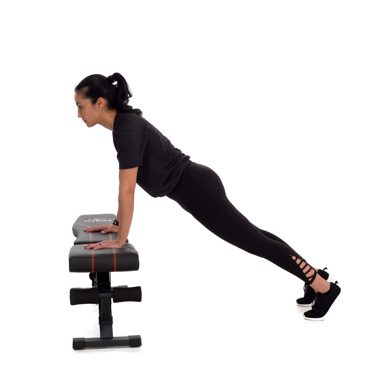 Incline Tricep Push Up with trainwell