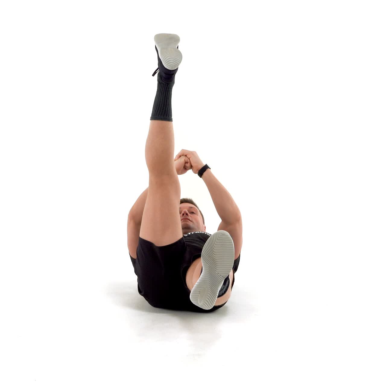 Lying Alt Leg Raise with trainwell