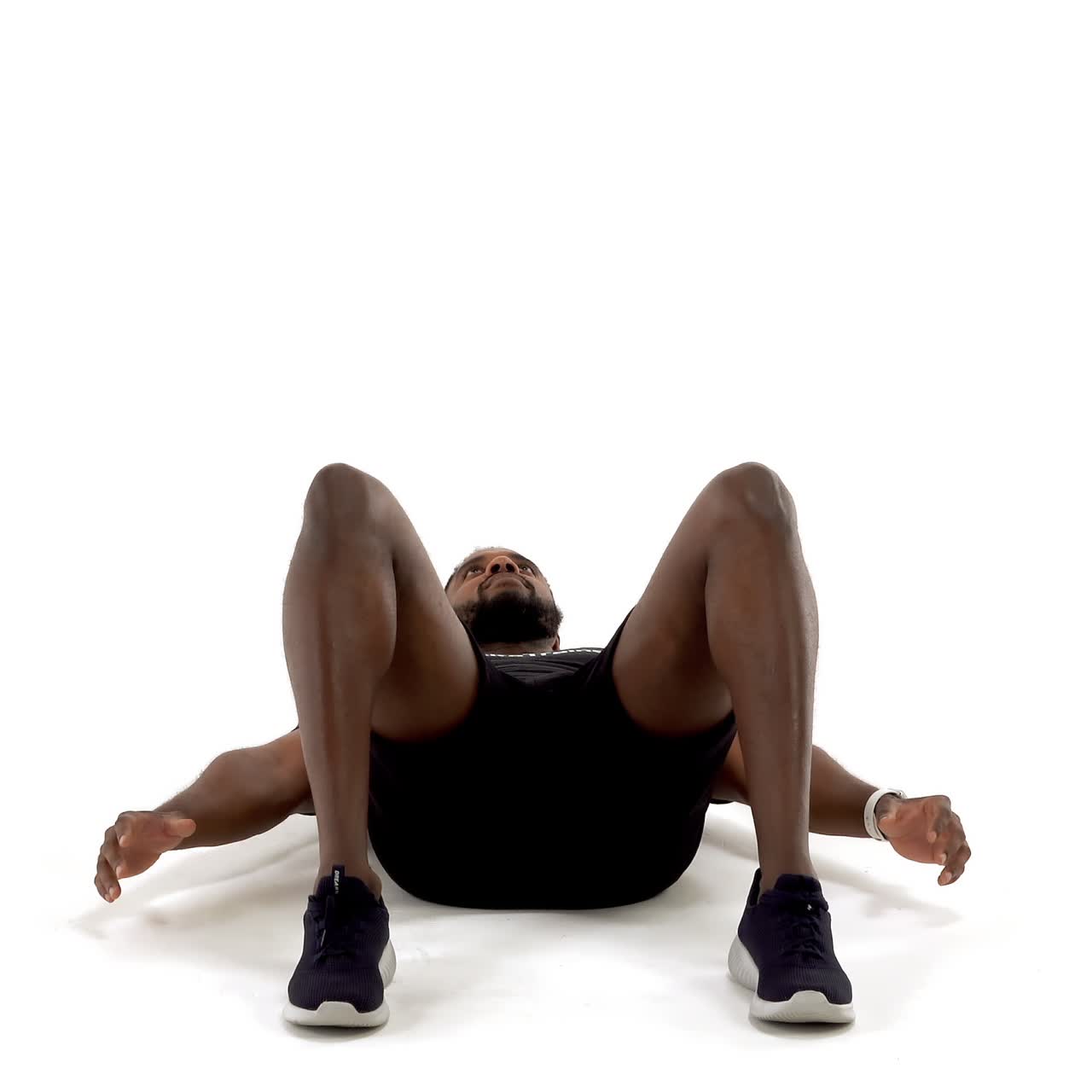 Lying Toe Touch with trainwell
