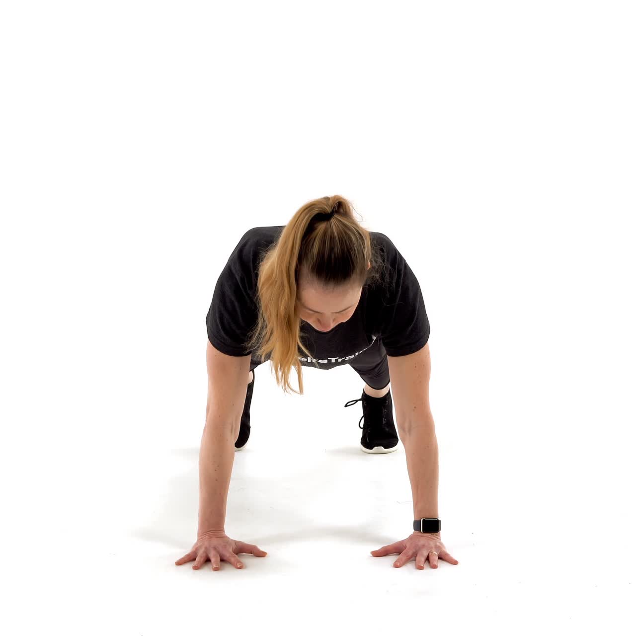 Push Up Position Leg Raise with trainwell