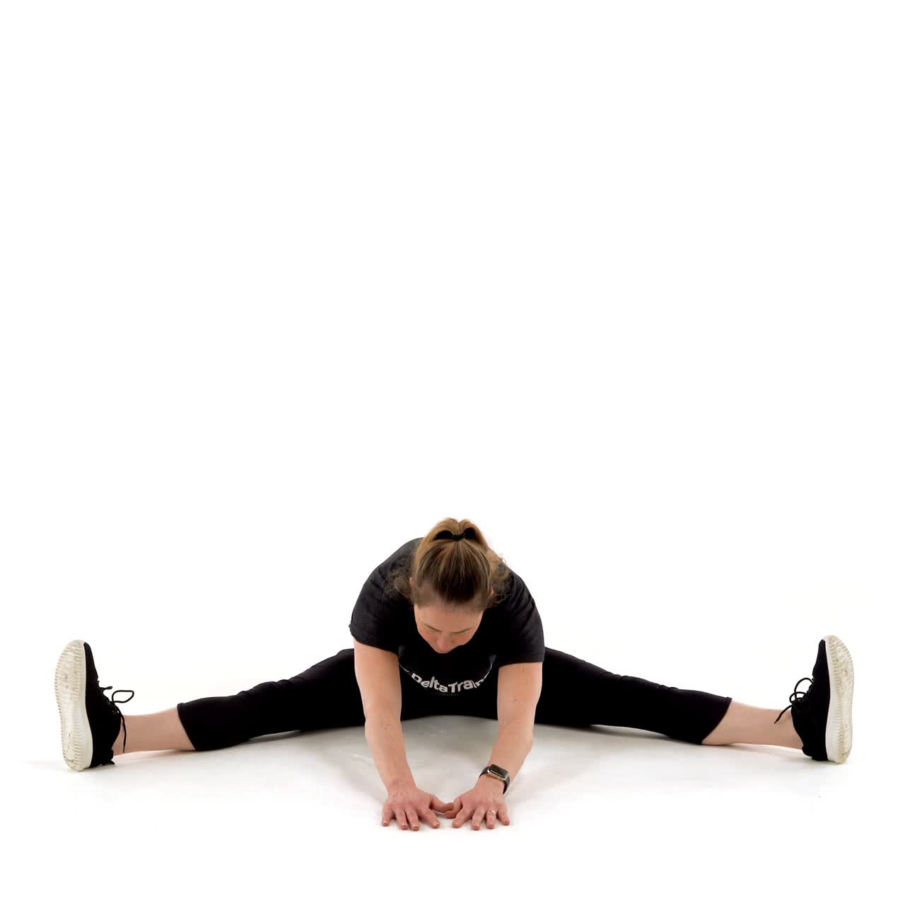 Seated Straddle Stretch with trainwell