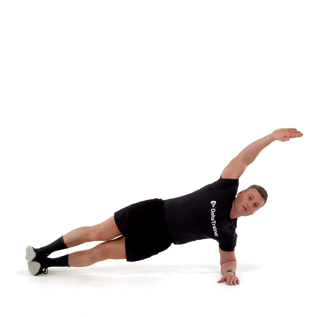 Side Plank Knee To Elbow with trainwell