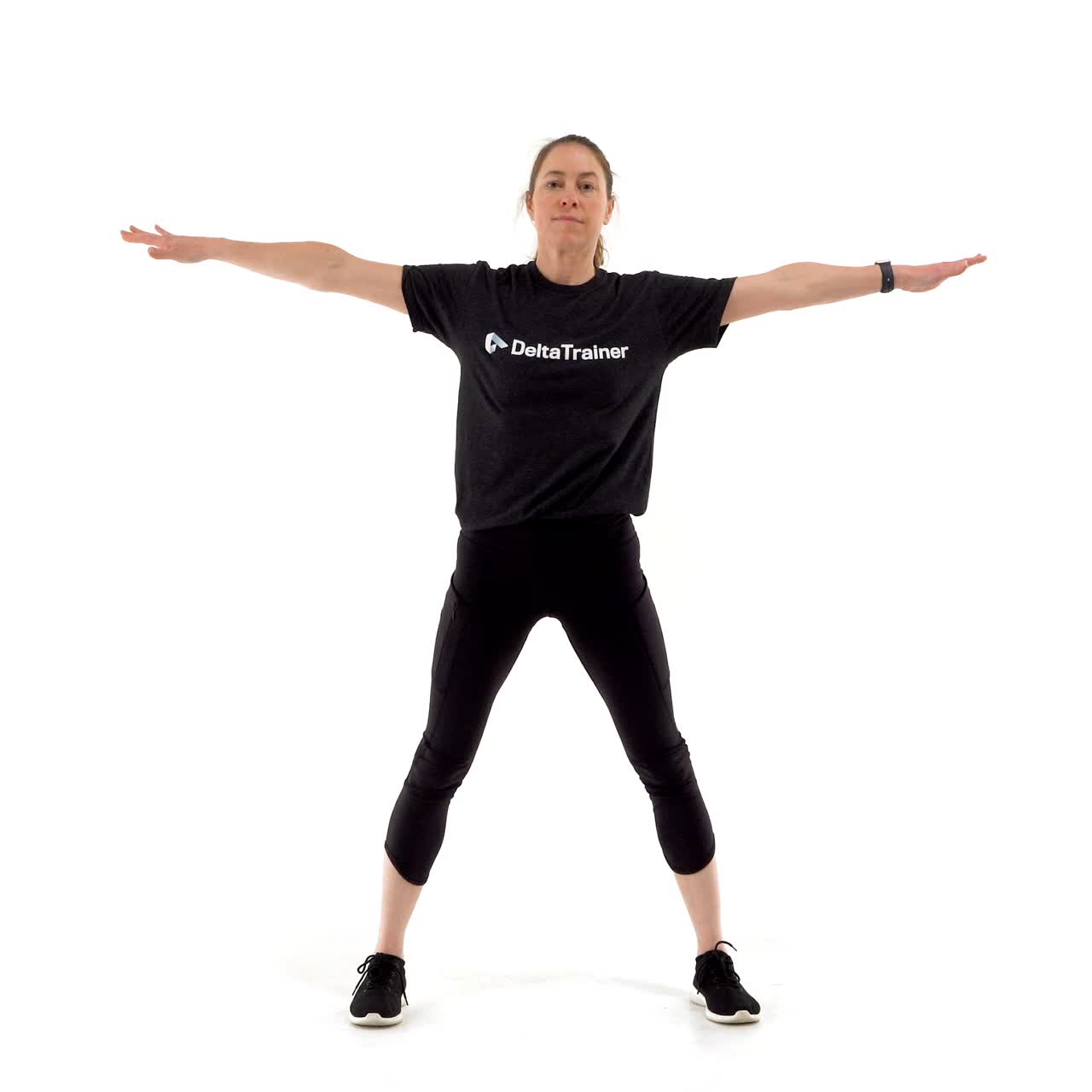 Single Arm Toe Touch Reach with trainwell