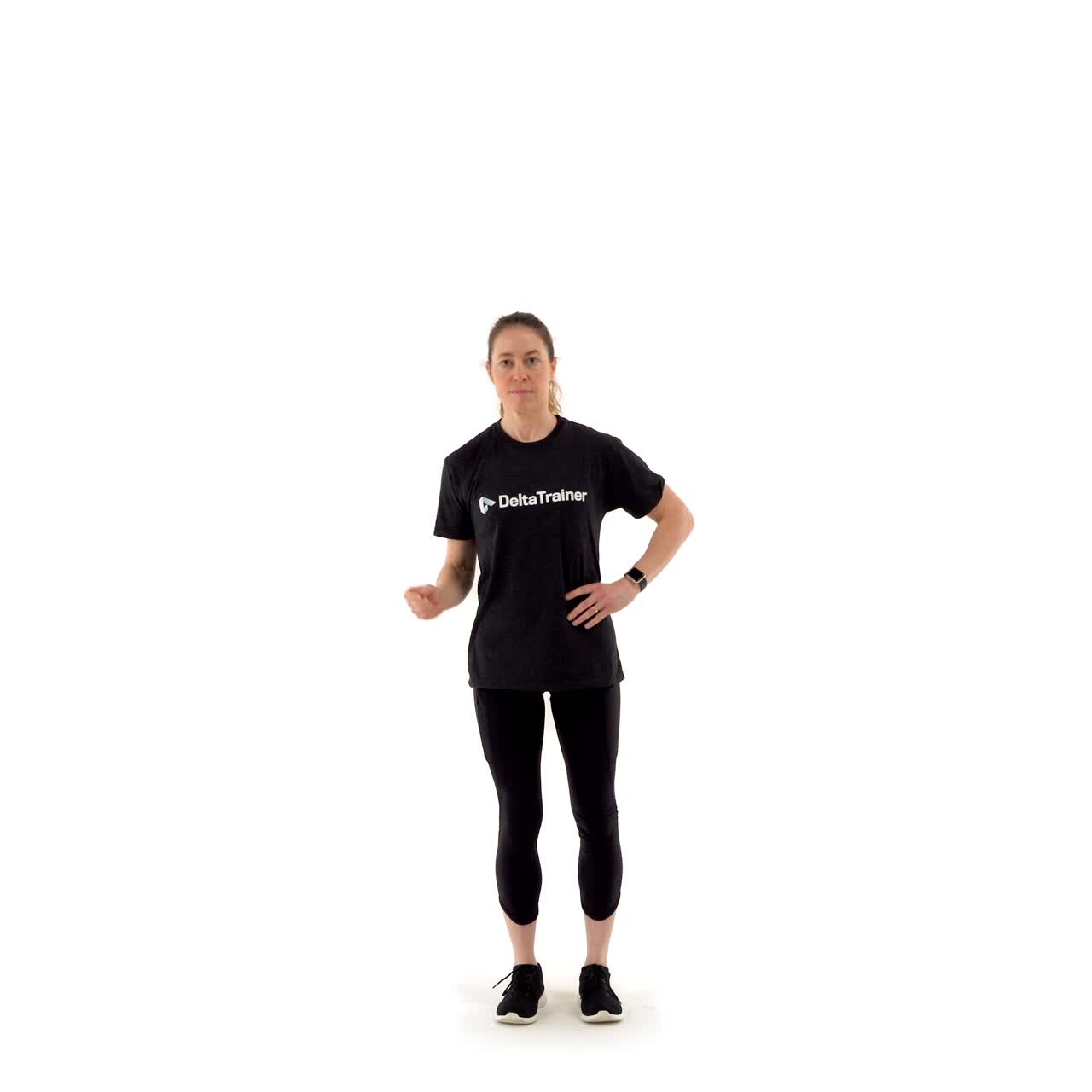 Standing Balance Lateral Reach with trainwell