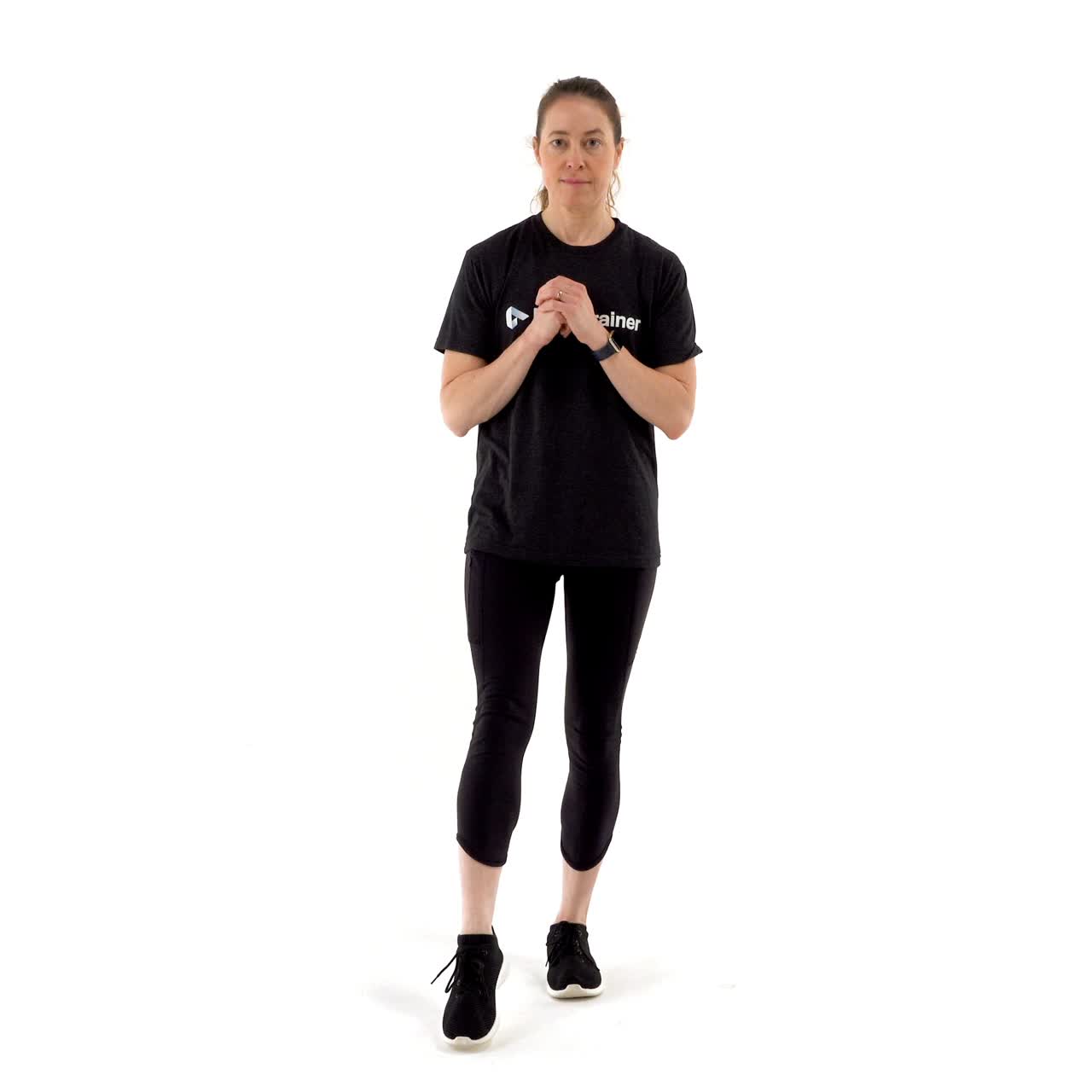 Standing Balance Toe Tap with trainwell