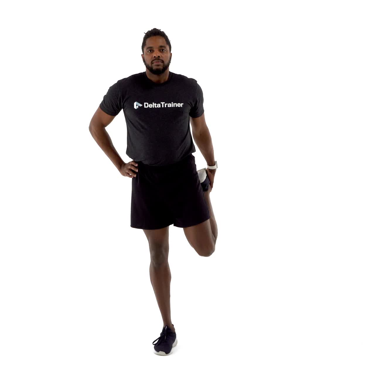 Standing Quad Stretch with trainwell