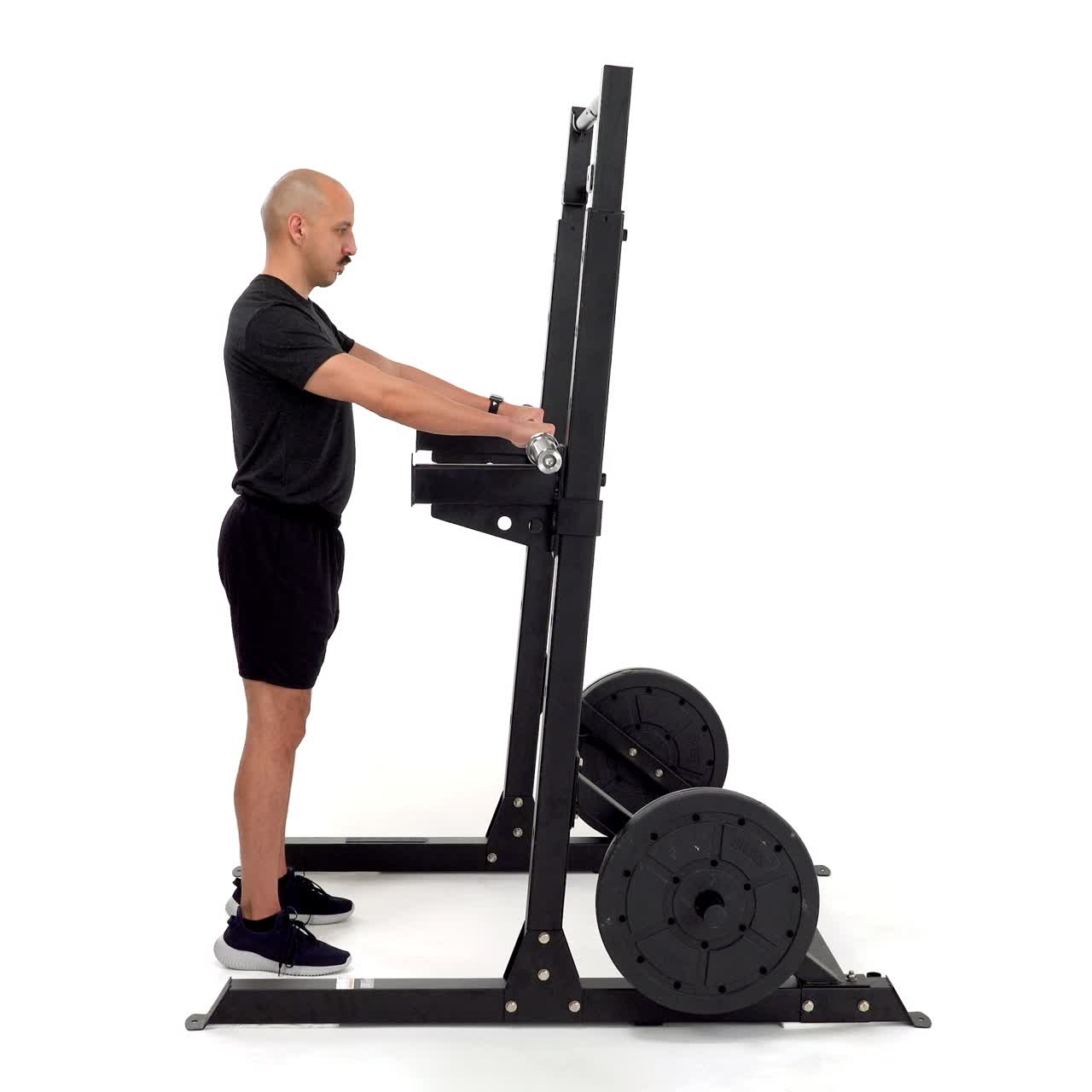 Very Incline Neutral Push Up with trainwell