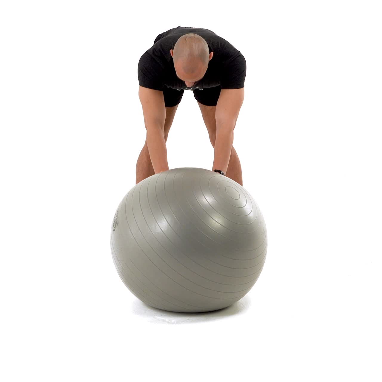 Yoga Ball Standing Rollout with trainwell