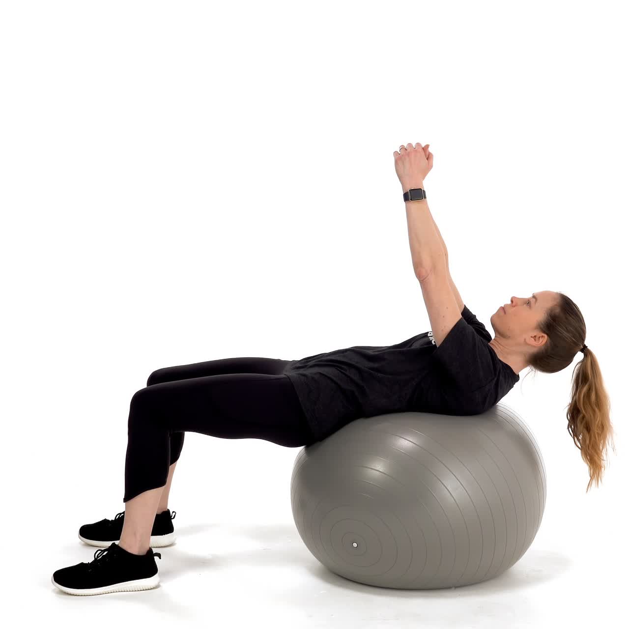 Yoga Ball Upper Body Windshield Wiper with trainwell