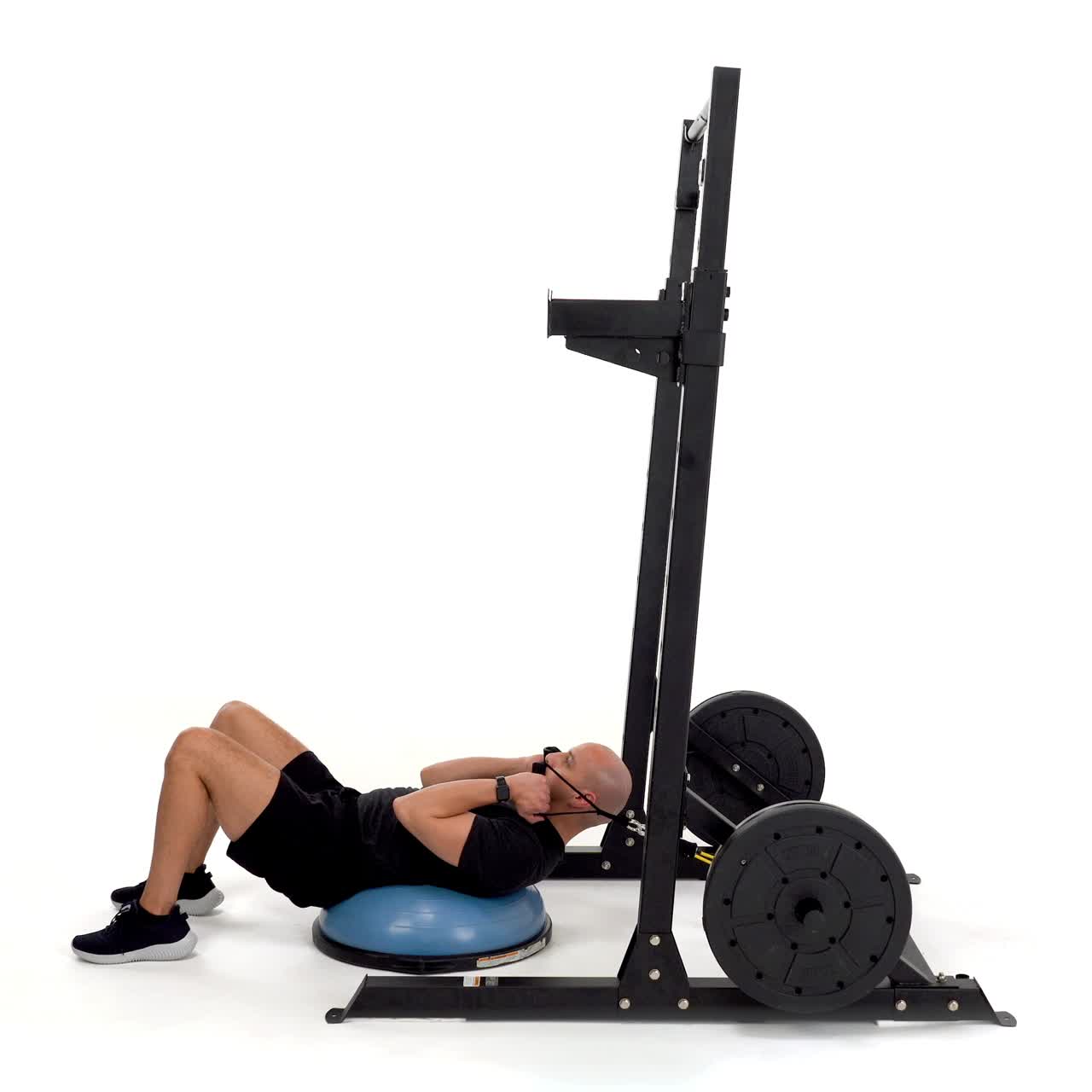 Bosu Band Sit Up with trainwell