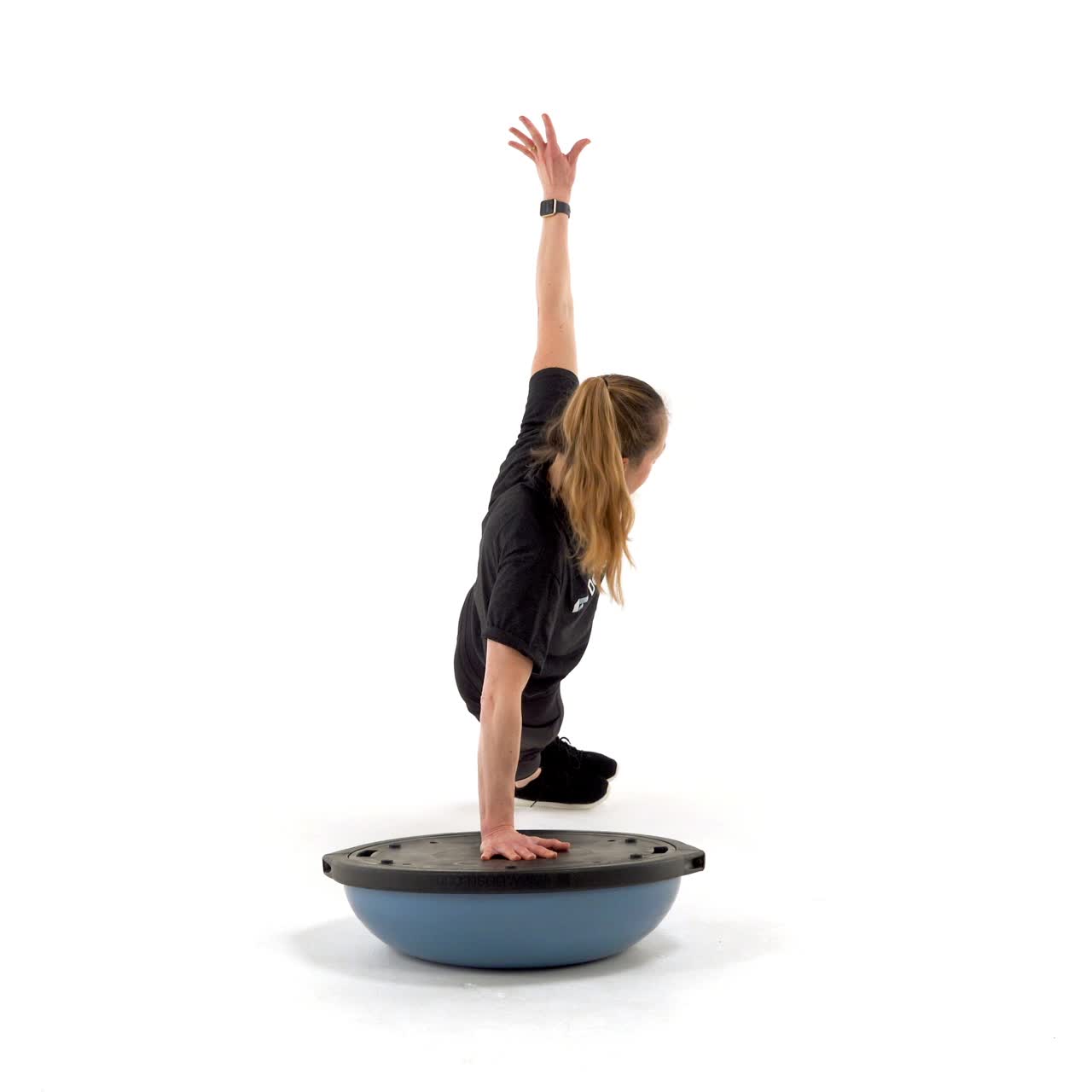 Bosu High Side Plank with trainwell