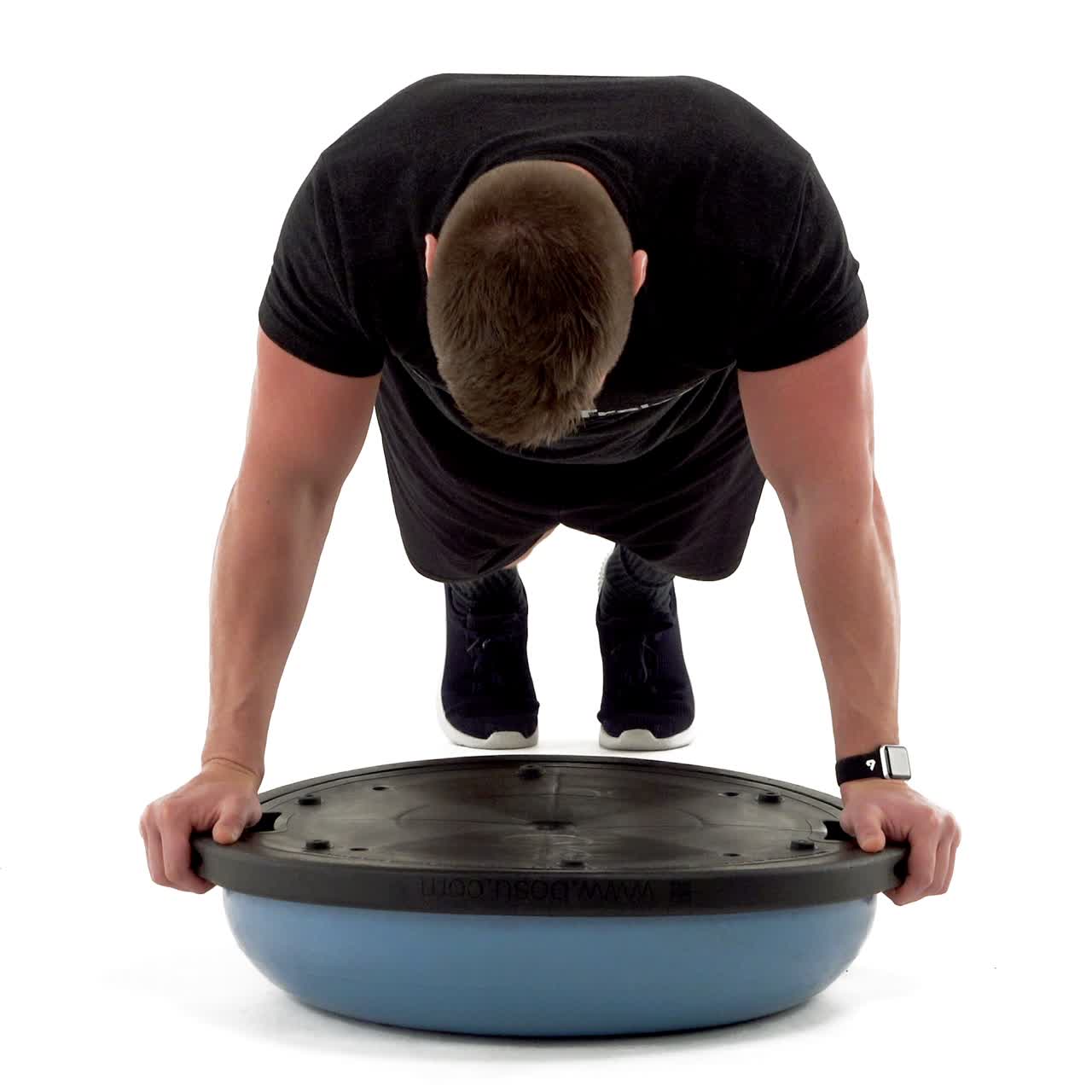 Bosu Mountain Climber with trainwell